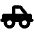 Truck Pickup Icon from Font Awesome Solid Set