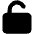 Unlock icon - Free transparent PNG, SVG. No sign up needed.