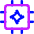 Ai Chip Spark Icon from Core Neon Set