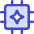 Ai Chip Spark Icon from Core Duo Set