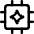 Ai Chip Spark Icon from Core Line Set