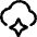 Ai Cloud Spark Icon from Core Line Set