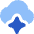 Ai Cloud Spark Icon from Core Flat Set