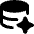 Ai Database Spark Icon from Core Remix Set