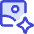 Ai Generate Landscape Image Spark Icon from Core Duo Set