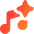 Ai Generate Music Spark Icon from Core Gradient Set