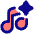 Ai Generate Music Spark Icon from Plump Pop Set