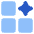 Ai Generate Variation Spark Icon from Core Flat Set