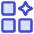 Ai Generate Variation Spark Icon from Core Duo Set