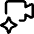 Ai Generate Video Camera Spark Icon from Core Line Set