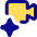 Ai Generate Video Camera Spark Icon from Core Pop Set