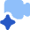 Ai Generate Video Camera Spark Icon from Core Flat Set