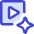 Ai Generate Video Spark Icon from Core Duo Set