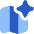 Ai Map Generating Spark Icon from Core Flat Set