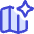 Ai Map Generating Spark Icon from Core Duo Set
