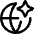 Ai Network Spark Icon from Core Line Set