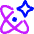 Ai Science Spark Icon from Core Neon Set