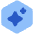 Ai Settings Hexagon Nut Icon from Core Flat Set