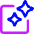 Ai Smart Assistant Square Icon from Core Neon Set