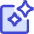 Ai Smart Assistant Square Icon from Core Duo Set