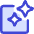 Ai Smart Assistant Square Icon from Core Duo Set