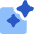 Ai Smart Assistant Square Icon from Core Flat Set