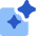 Ai Smart Assistant Square Icon from Core Flat Set
