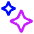 Ai Sparkles Icon from Core Neon Set