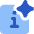 Generate Insight Square Icon from Core Flat Set