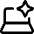 Laptop Ai Spark Icon from Core Line Set