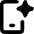 Mobile Ai Spark Icon from Core Solid Set
