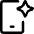 Mobile Ai Spark Icon from Core Line Set