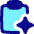 Sparkle Text Clipboard Icon from Flex Pop Set