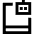 Tablet Ai Robot Icon from Sharp Line Set