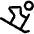 Downhill Skiing Icon from Core Line Set