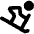 Downhill Skiing Icon from Core Solid Set