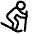 Downhill Skiing Icon from Plump Line Set