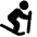 Downhill Skiing Icon from Plump Solid Set