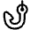 Fishing Phishing Icon from Plump Line Set