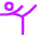 Gymnastics Icon from Flex Neon Set