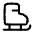 Ice Skating Icon from Plump Line Set