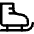 Ice Skating Icon from Core Line Set