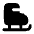 Ice Skating Icon from Plump Solid Set