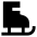 Ice Skating Icon from Sharp Solid Set