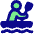 Kayaking Icon from Plump Pop Set