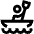 Kayaking Icon from Sharp Line Set