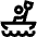 Kayaking Icon from Sharp Line Set