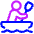 Kayaking Icon from Plump Neon Set