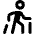 Nordic Walking Icon from Core Remix Set