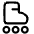 Roller Skating Icon from Plump Line Set